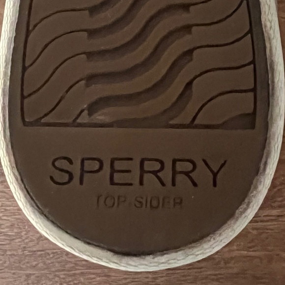 Sperry Pier Wave LTT White Leather Lace Up Sneakers Sz9 - Picture 12 of 13